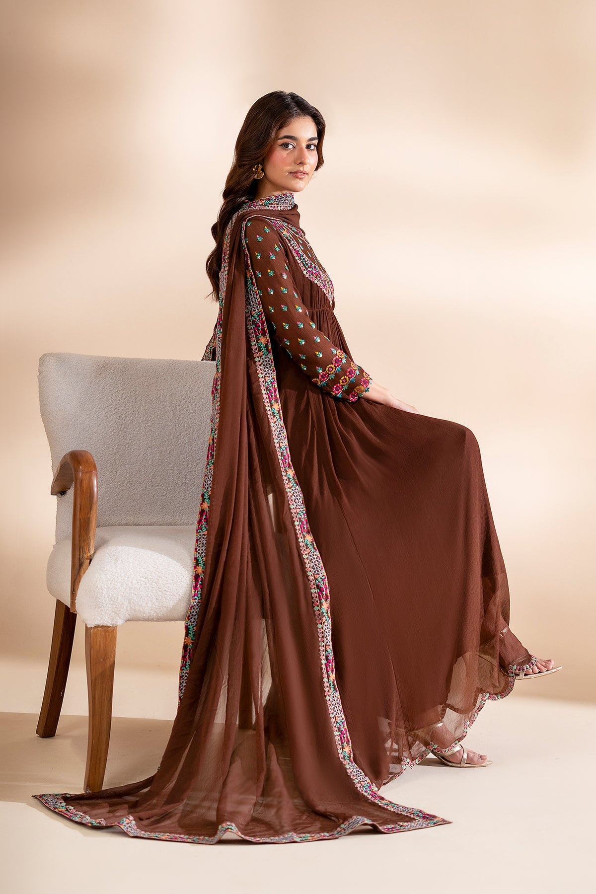 3-PC Embroidered  CMA-6-318