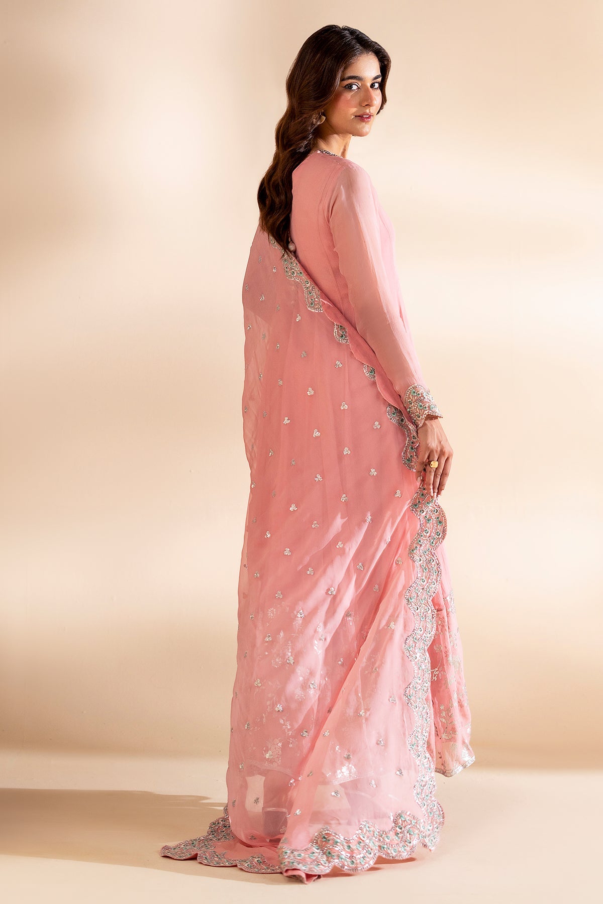3-PC Embroidered Chiffon CMA-6-417