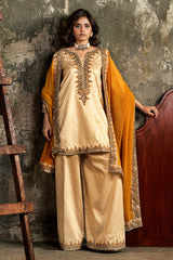 3-PC Embroidered  Jacquard CMA-6-279