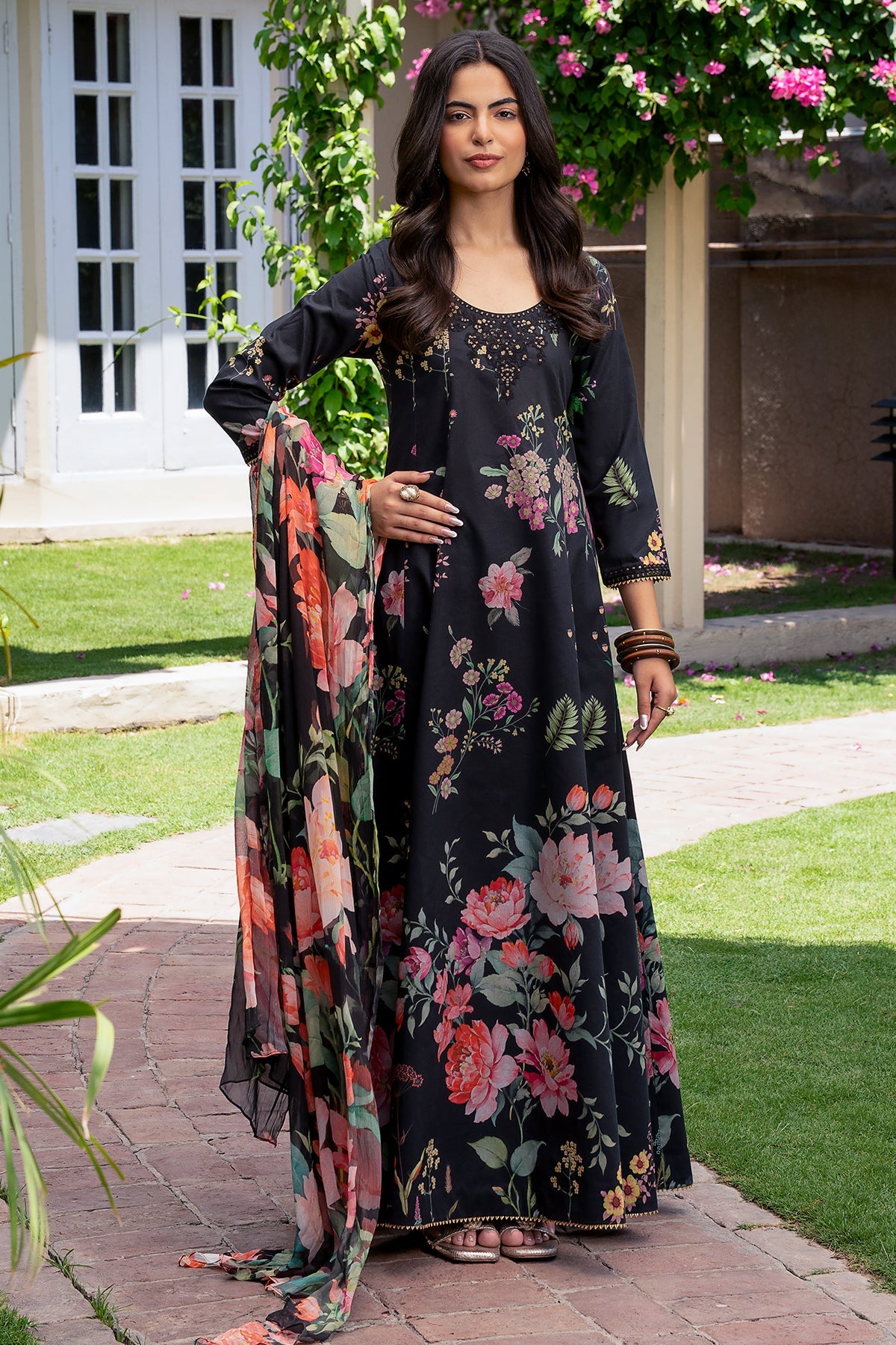 3 Piece Printed Lawn Maxi   CNP-6-284