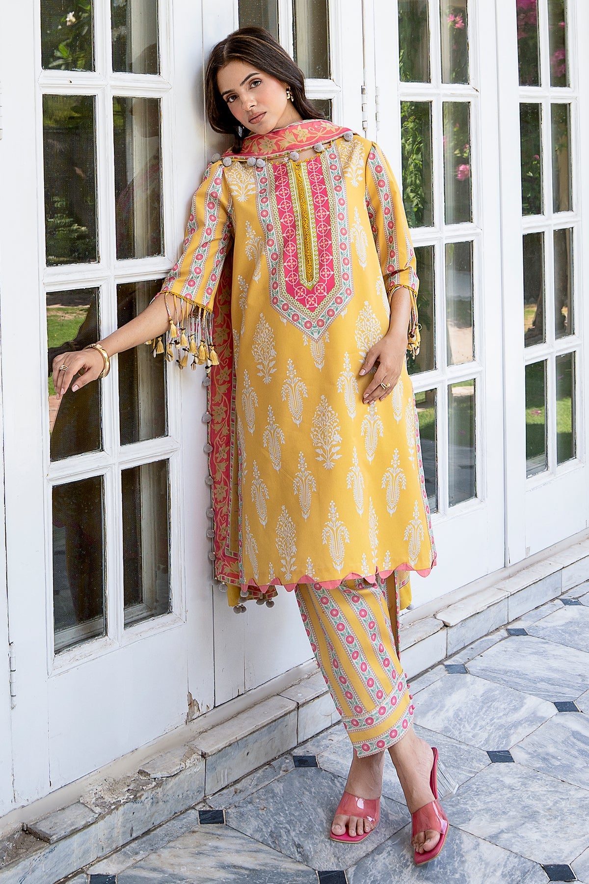 3-PC Stitched Printed Lawn  CP6-26P
