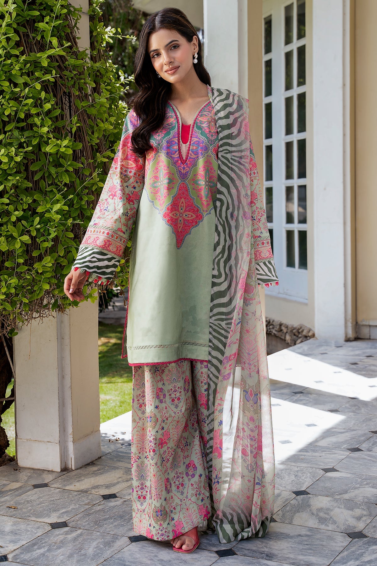 3-PC Stitched Printed Lawn C-Print Vol 3 CP6-20P