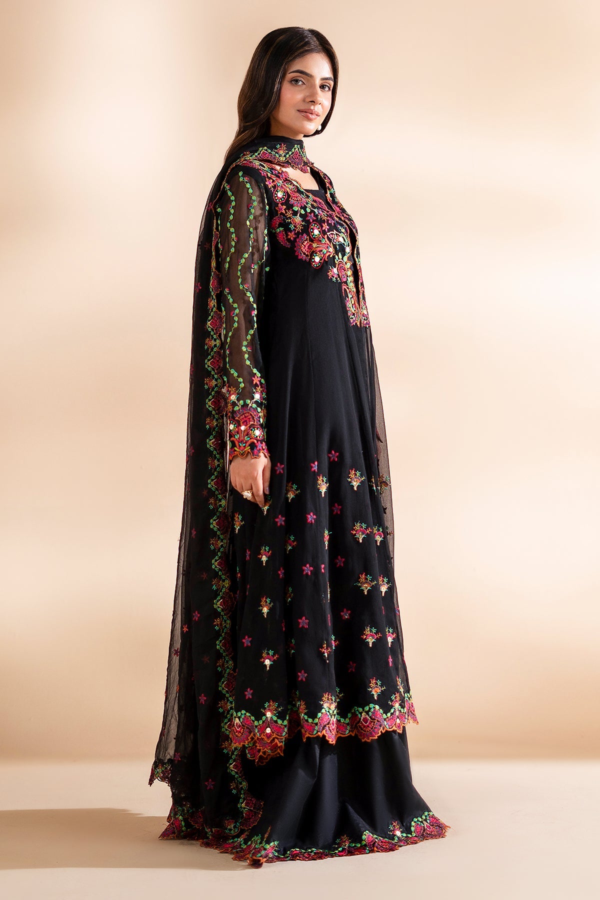 3-PC Embroidered  CMA-6-334
