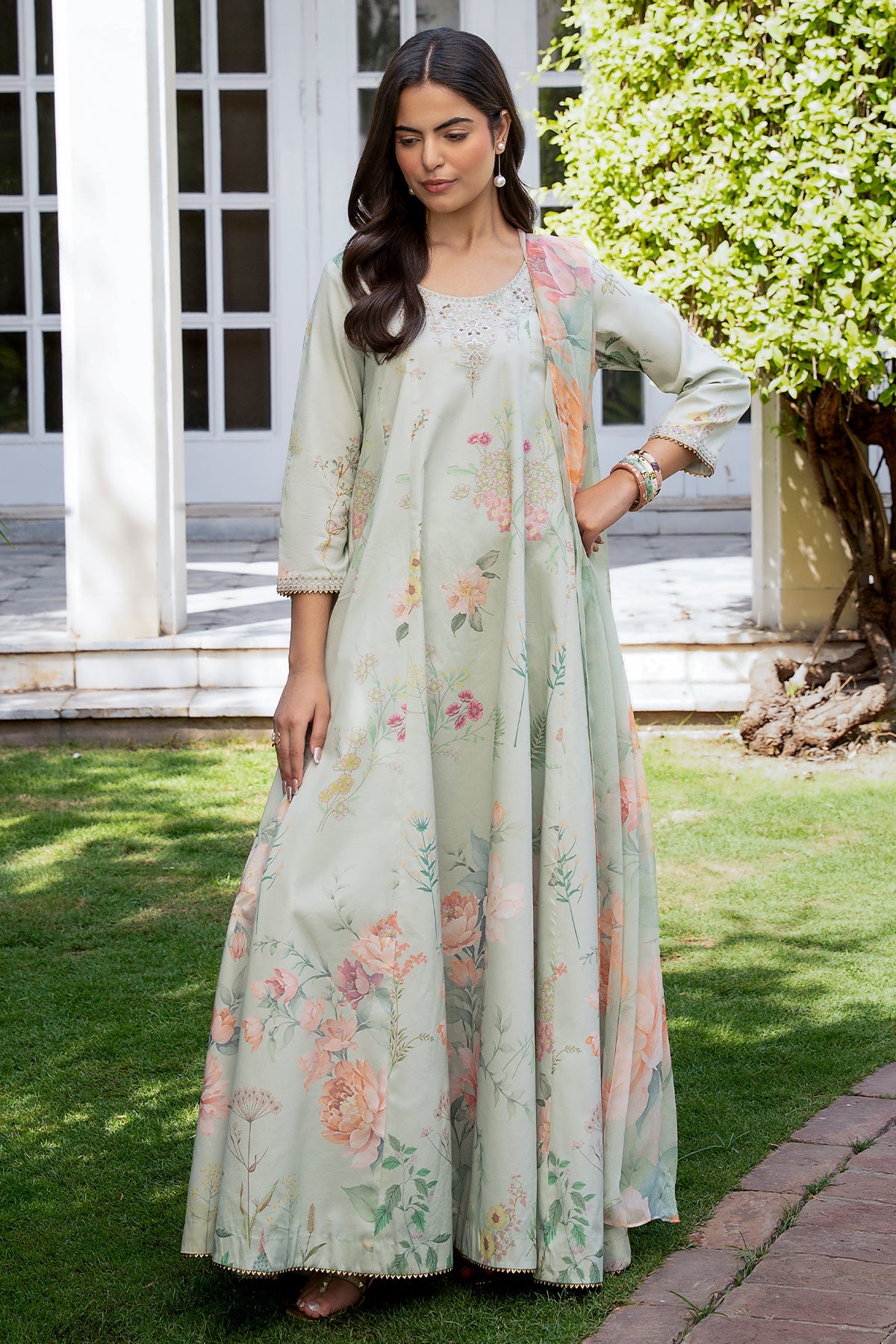 3 Piece Printed Lawn Maxi Set CNP-6-283