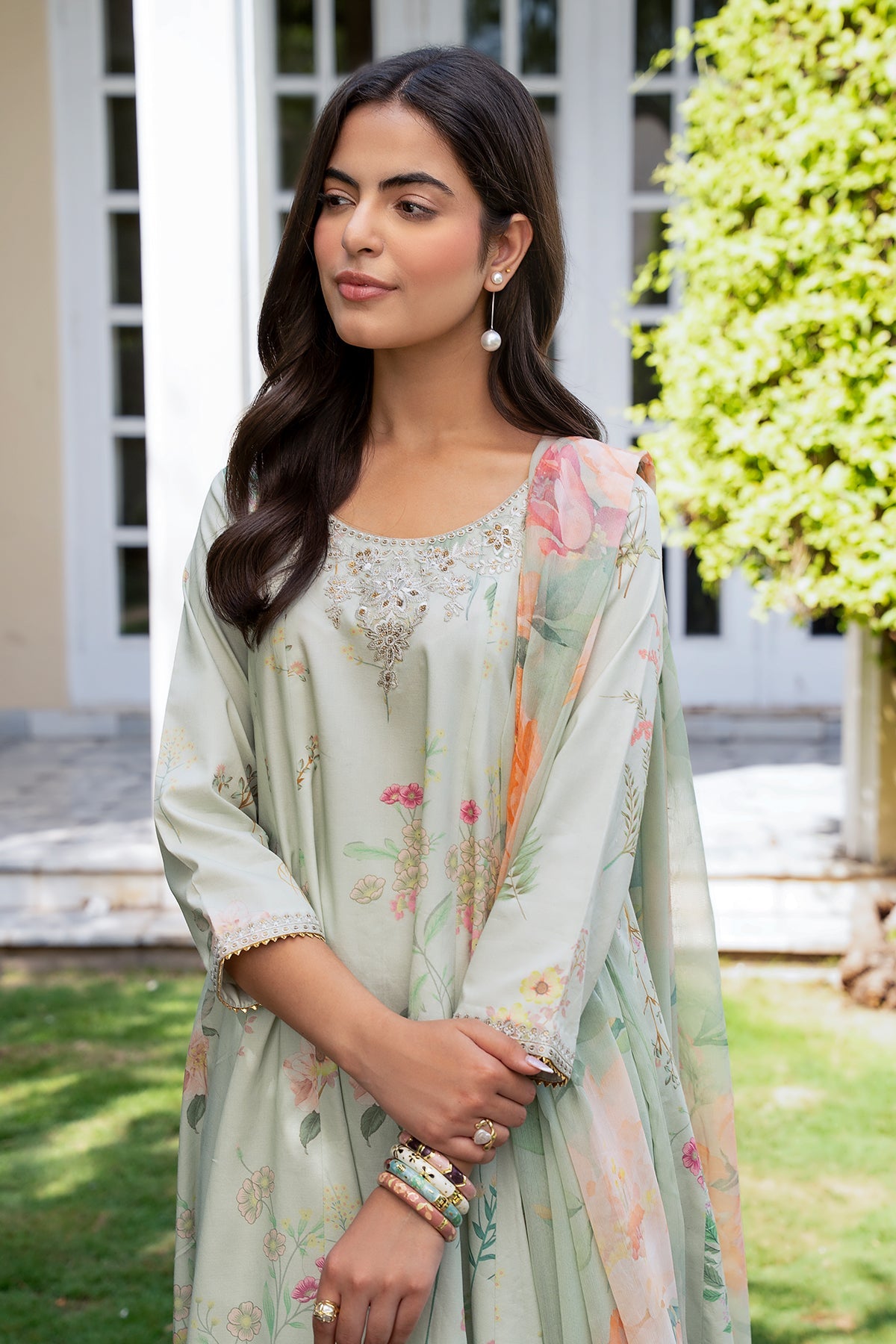 3 Piece Printed Lawn Maxi Set CNP-6-283