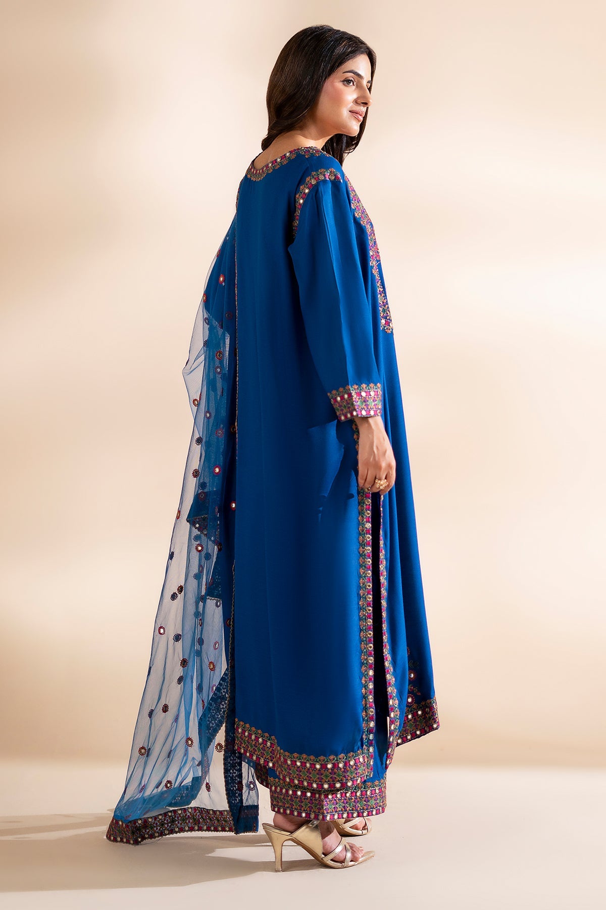 3-PC Embroidered Silk CMA-6-361