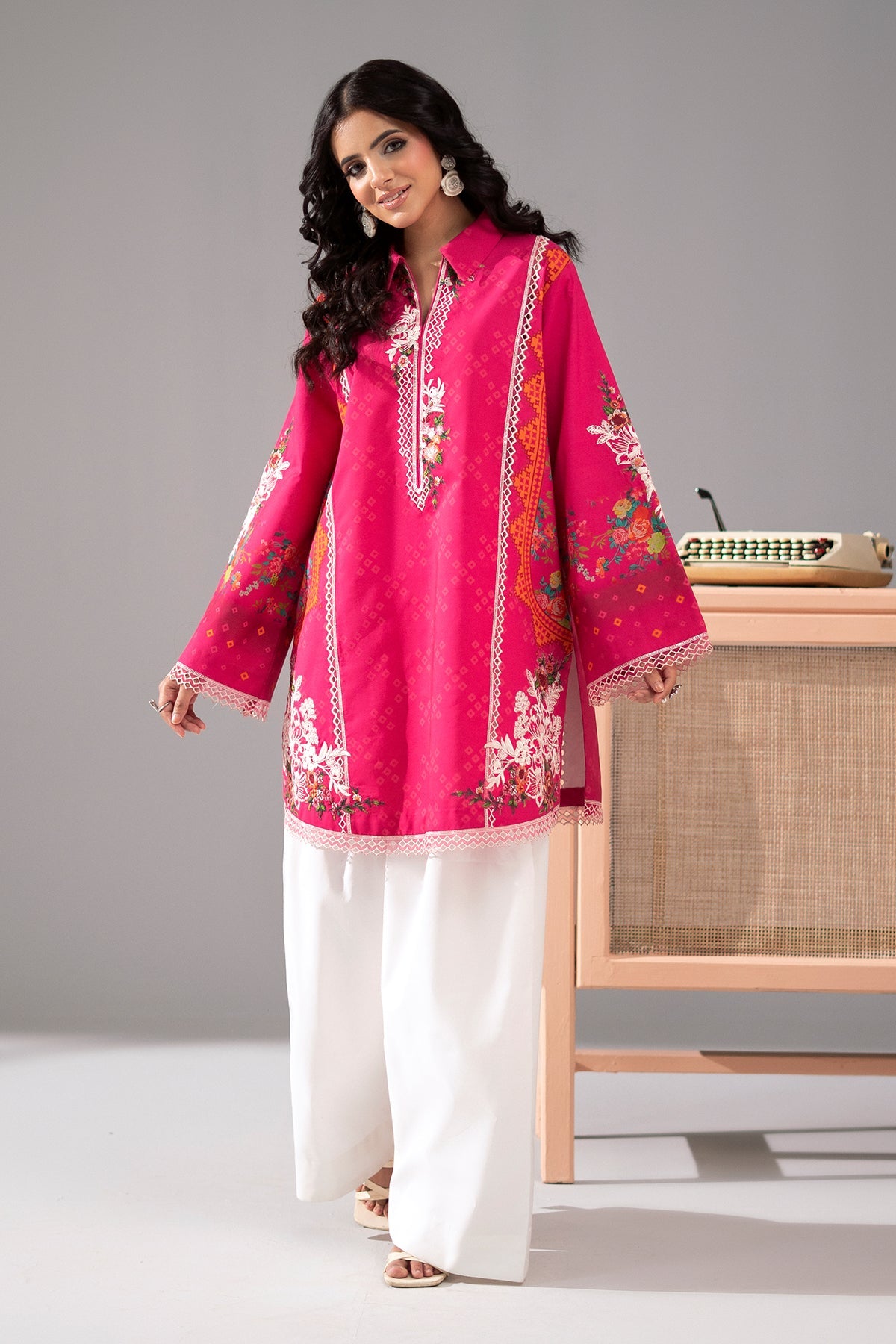 2-PC Stitched Embroidered Lawn Collection CNP-6-229