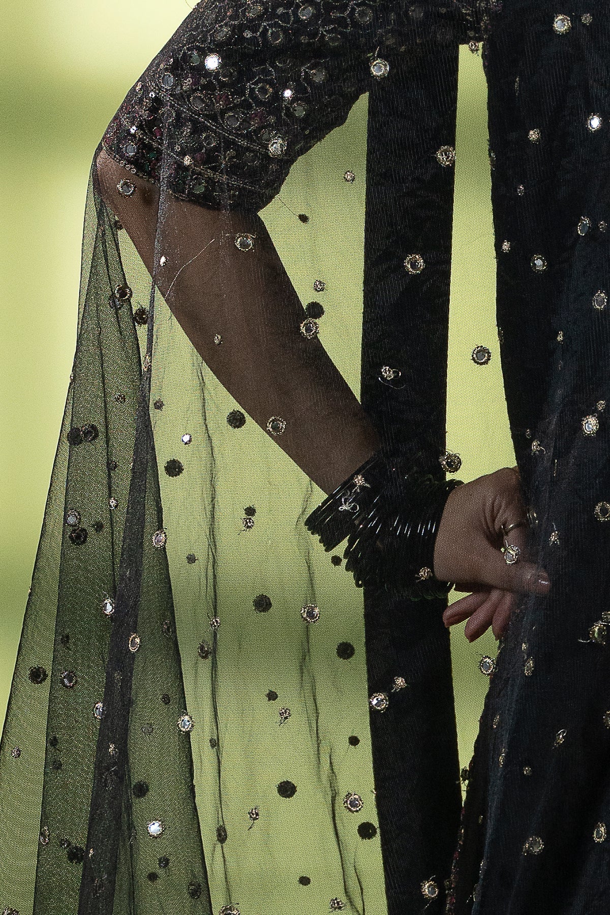 3-PC Embroidered Raw-Silk Suit CMA-6-237