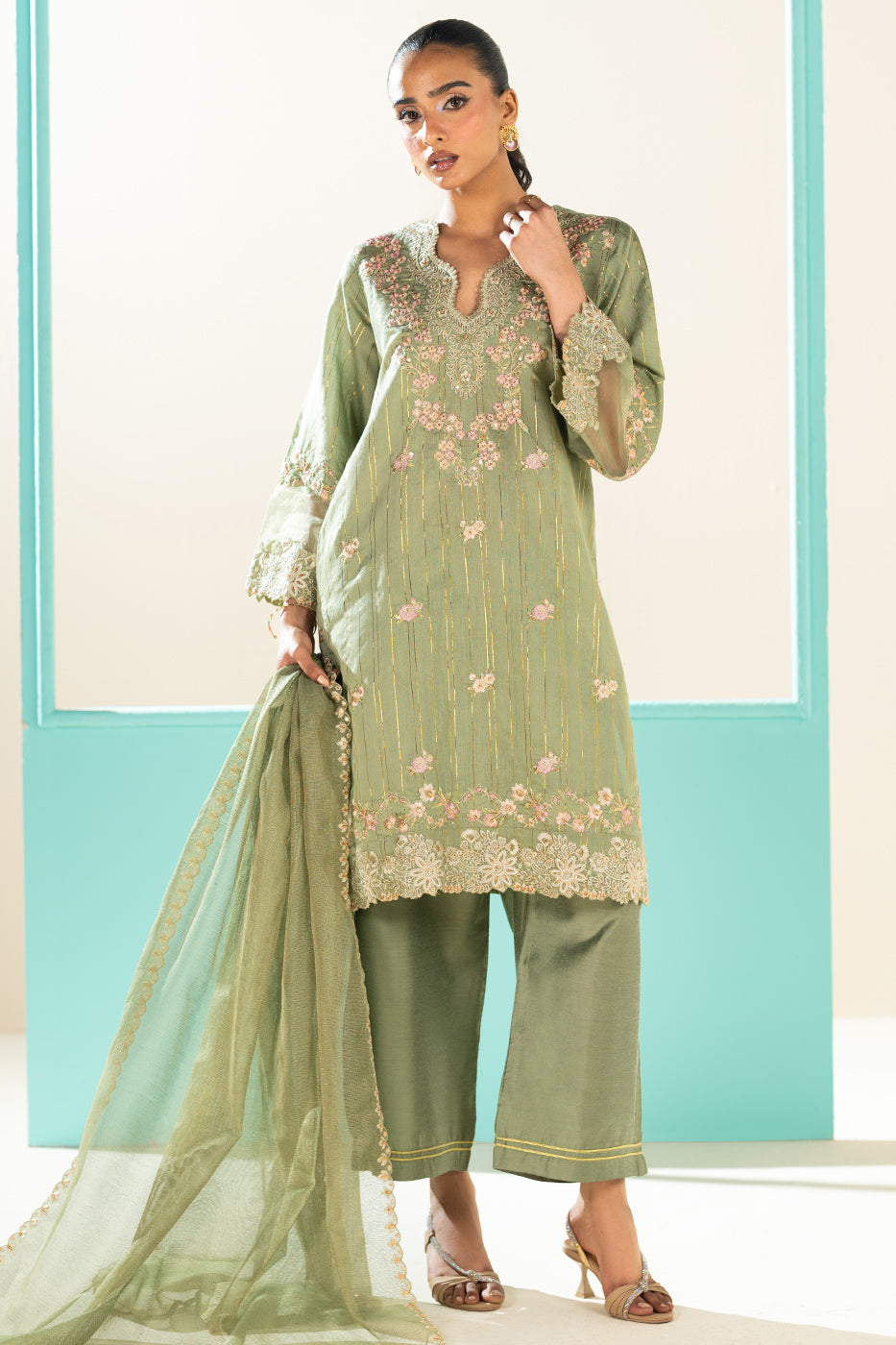 RTW | SHIRT, TROUSER & DUPATTA
