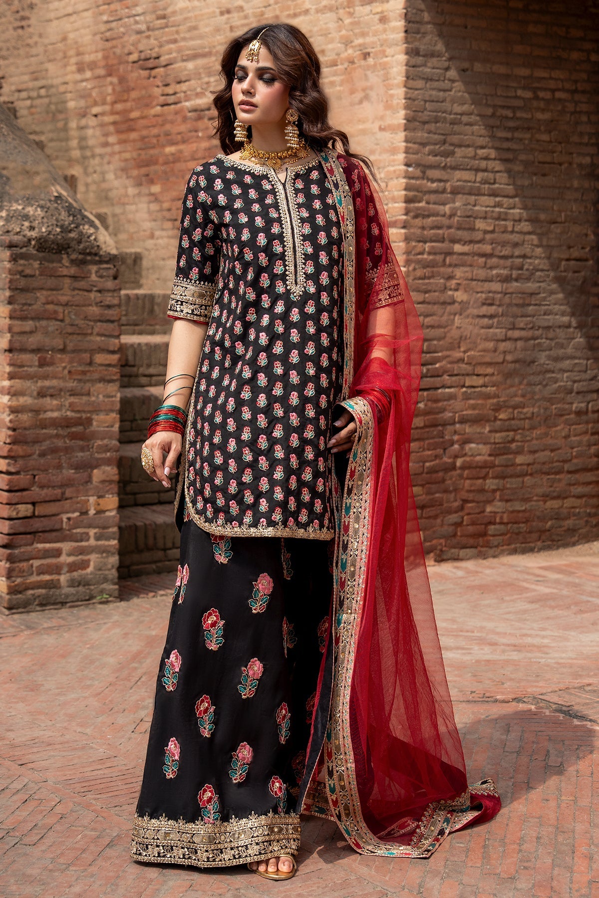 3-PC Embroidered CMA-6-355