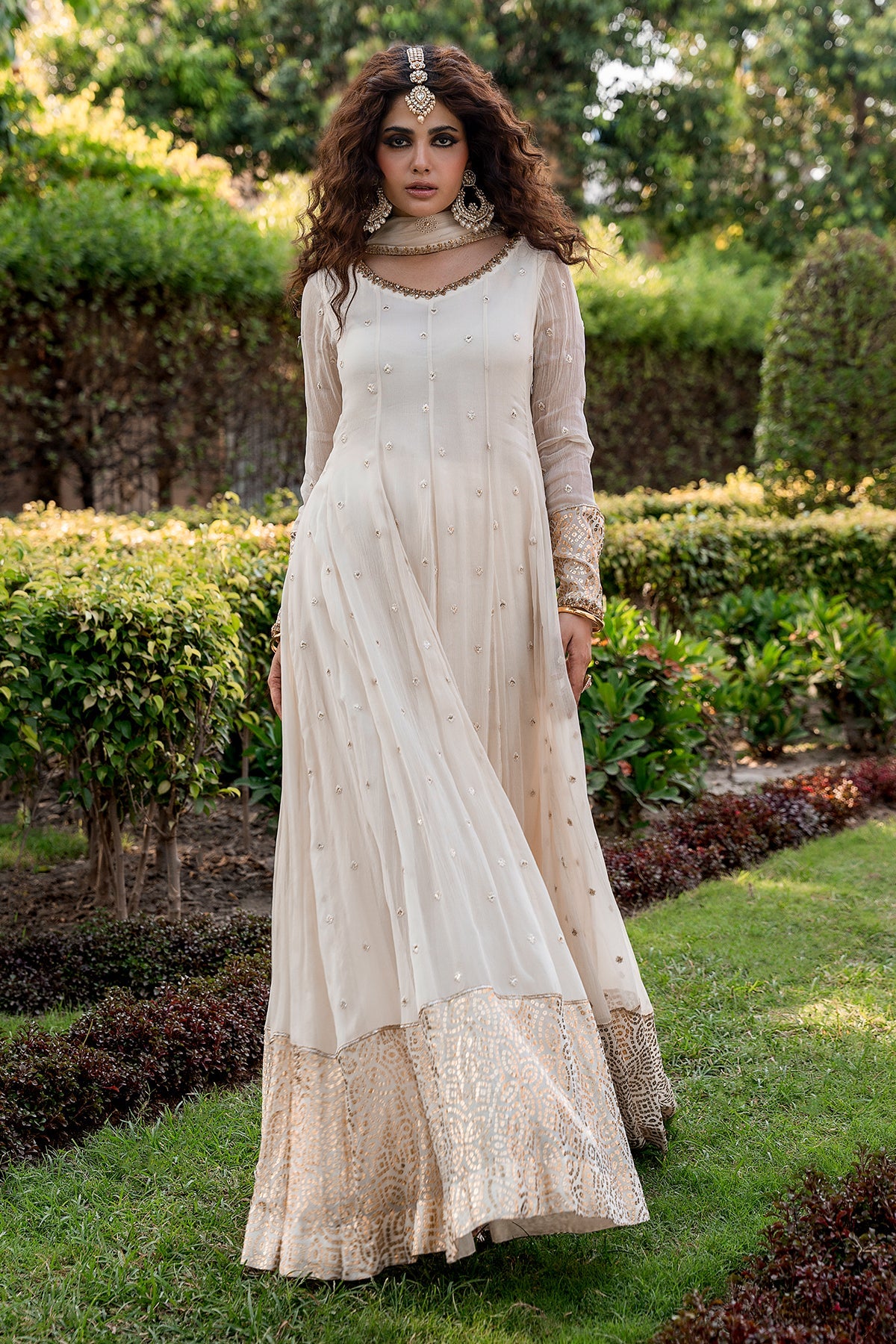 3-PC Embroidered Chiffon CMA-6-407