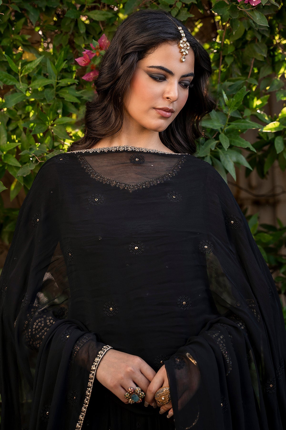 3-PC Embroidered Chiffon CMA-6-408