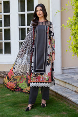 3-PC Stitched Printed Lawn  CP6-21P