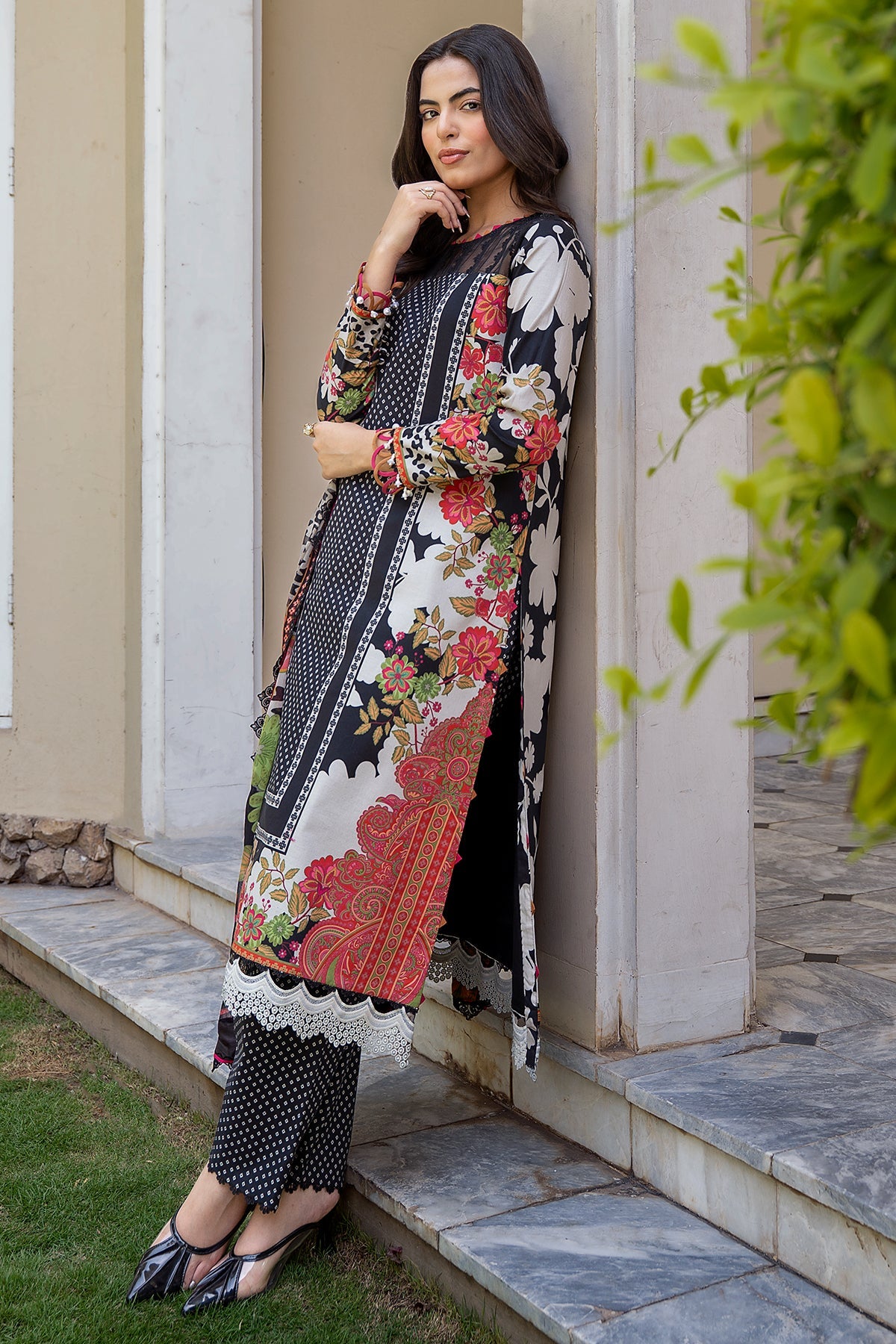 3-PC Stitched Printed Lawn  CP6-21P
