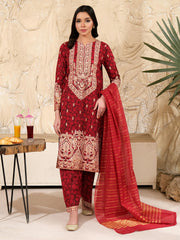 3 Piece Lawn Suit-Paste Print (Pret)