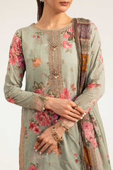 3 Piece Embroidered Lawn Suit
