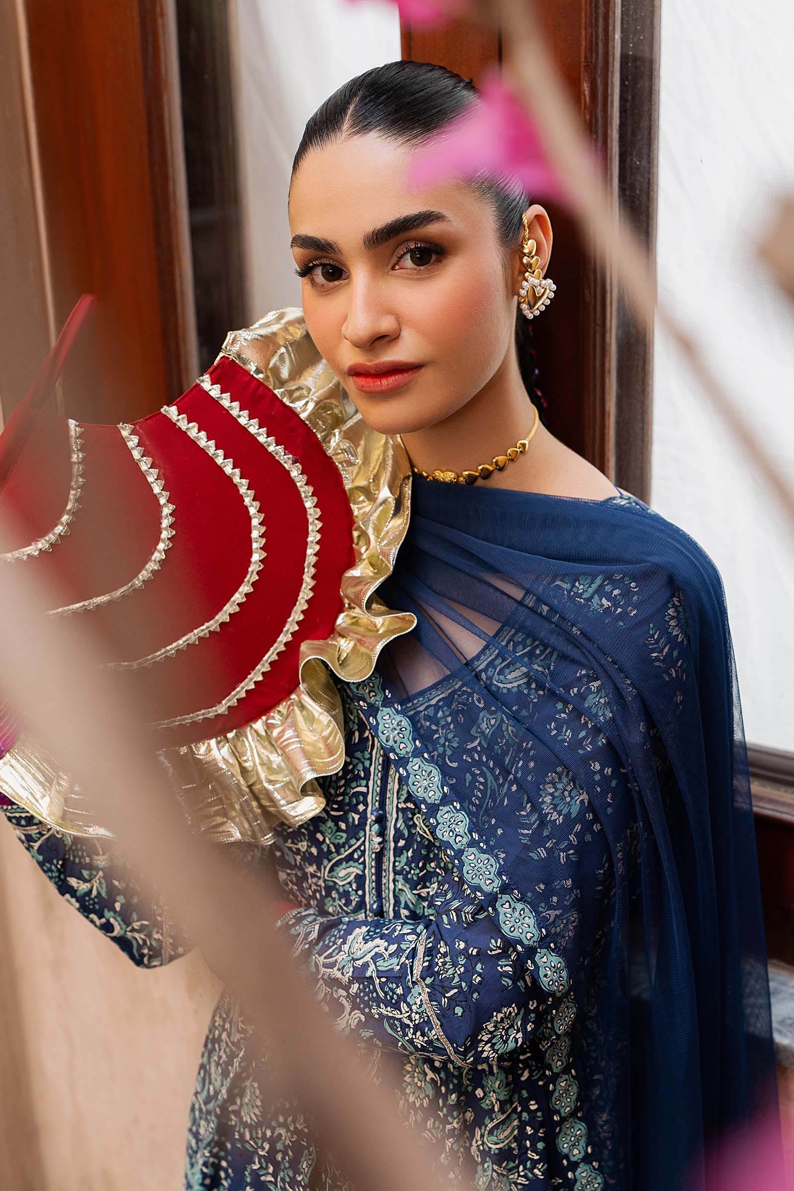3 Piece Block Printed Lawn Suit