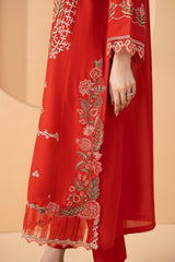 3 Piece Embroidered Lawn Suit