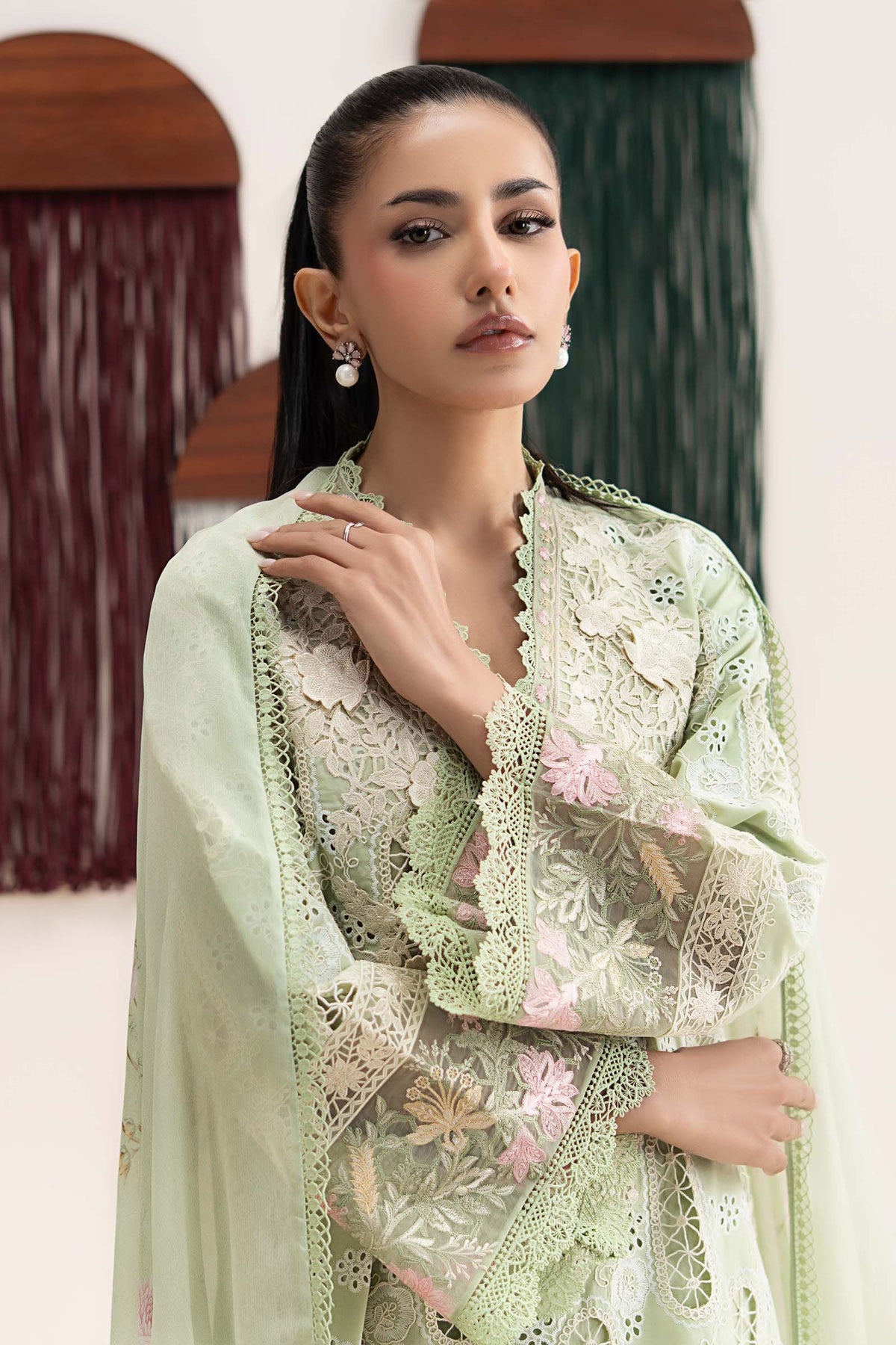 3 Piece Embroidered Lawn Suit