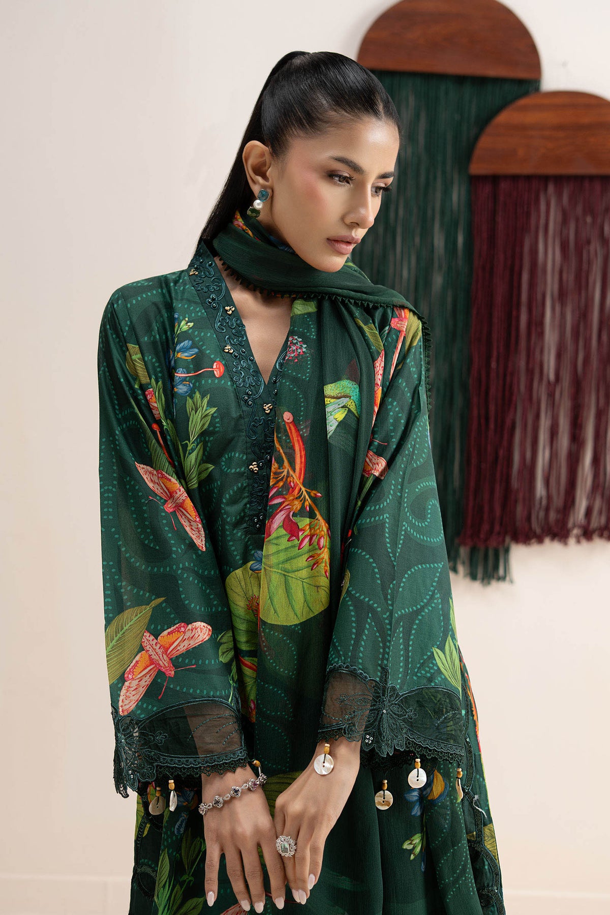 3 Piece Embroidered Lawn Suit