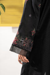 3 Piece Embroidered Dobby Lawn Suit