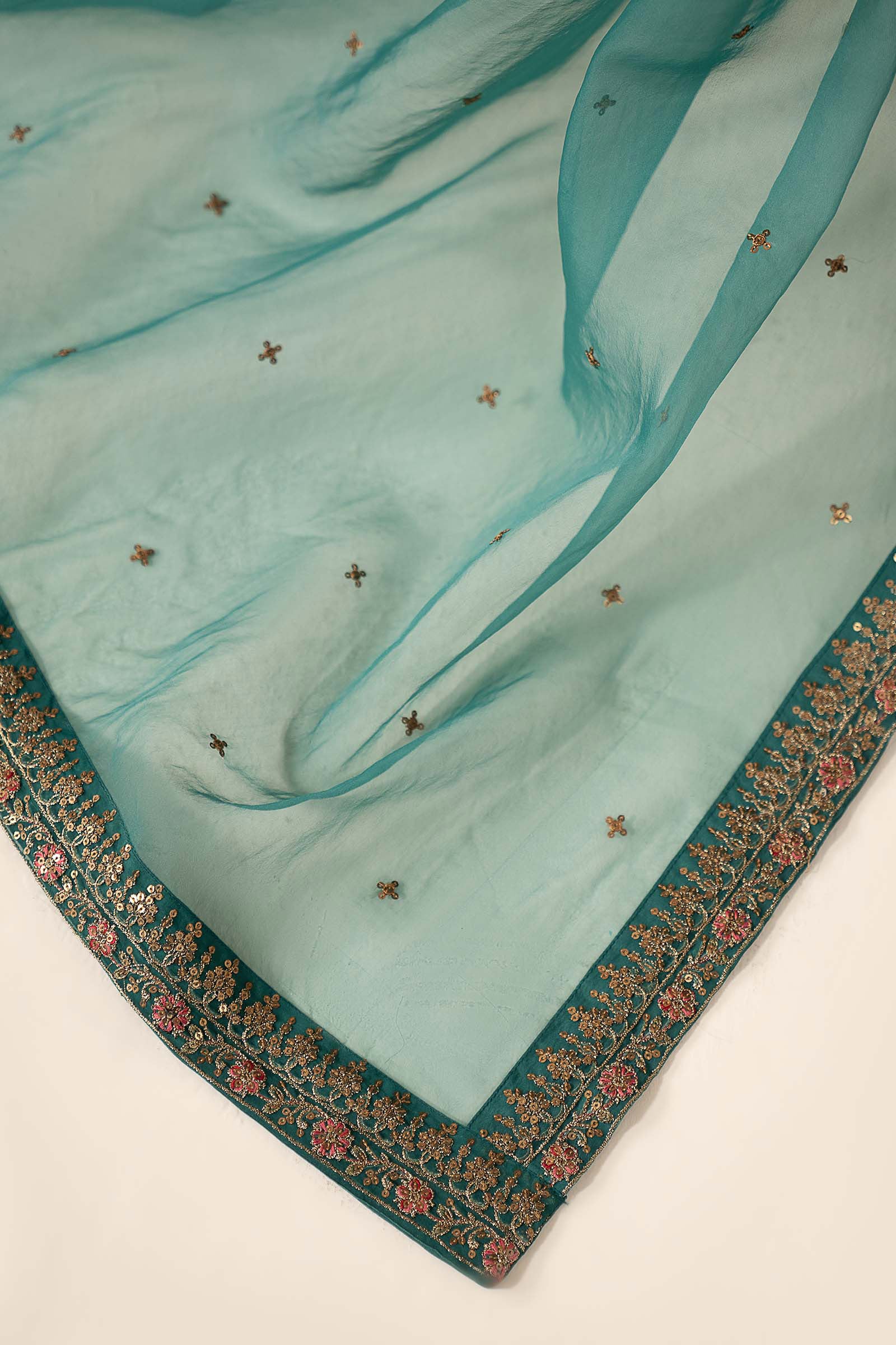 3 Piece Embroidered Linen Suit