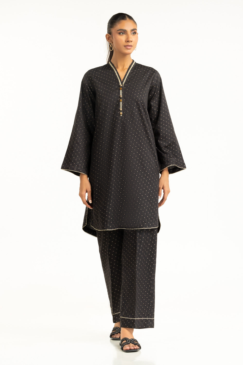 Denier Jacquard Co-Ord Set