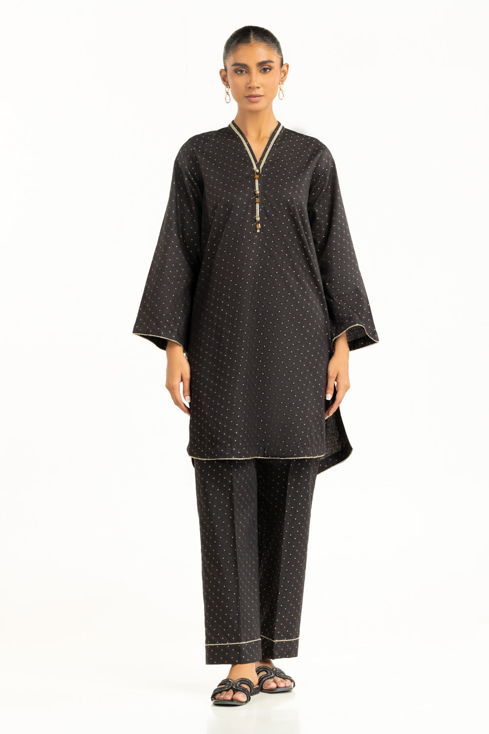 Denier Jacquard Co-Ord Set