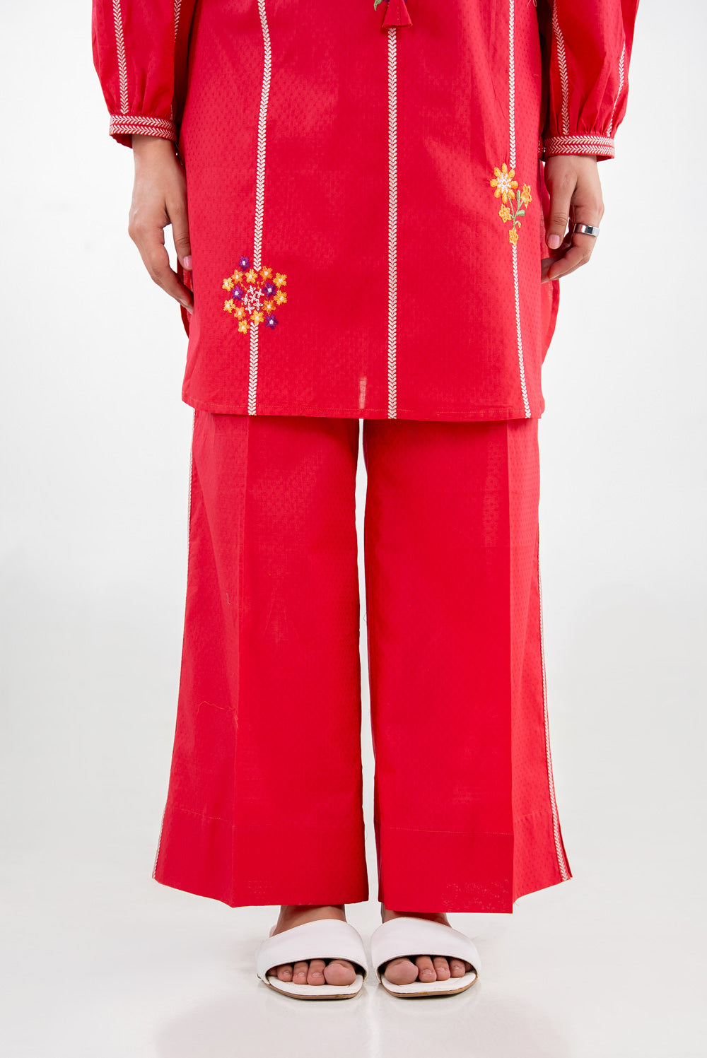 Dobby Embroidered Co-Ord Set