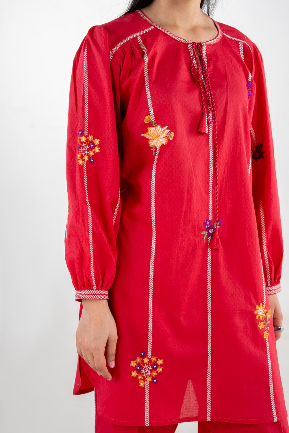 Dobby Embroidered Co-Ord Set