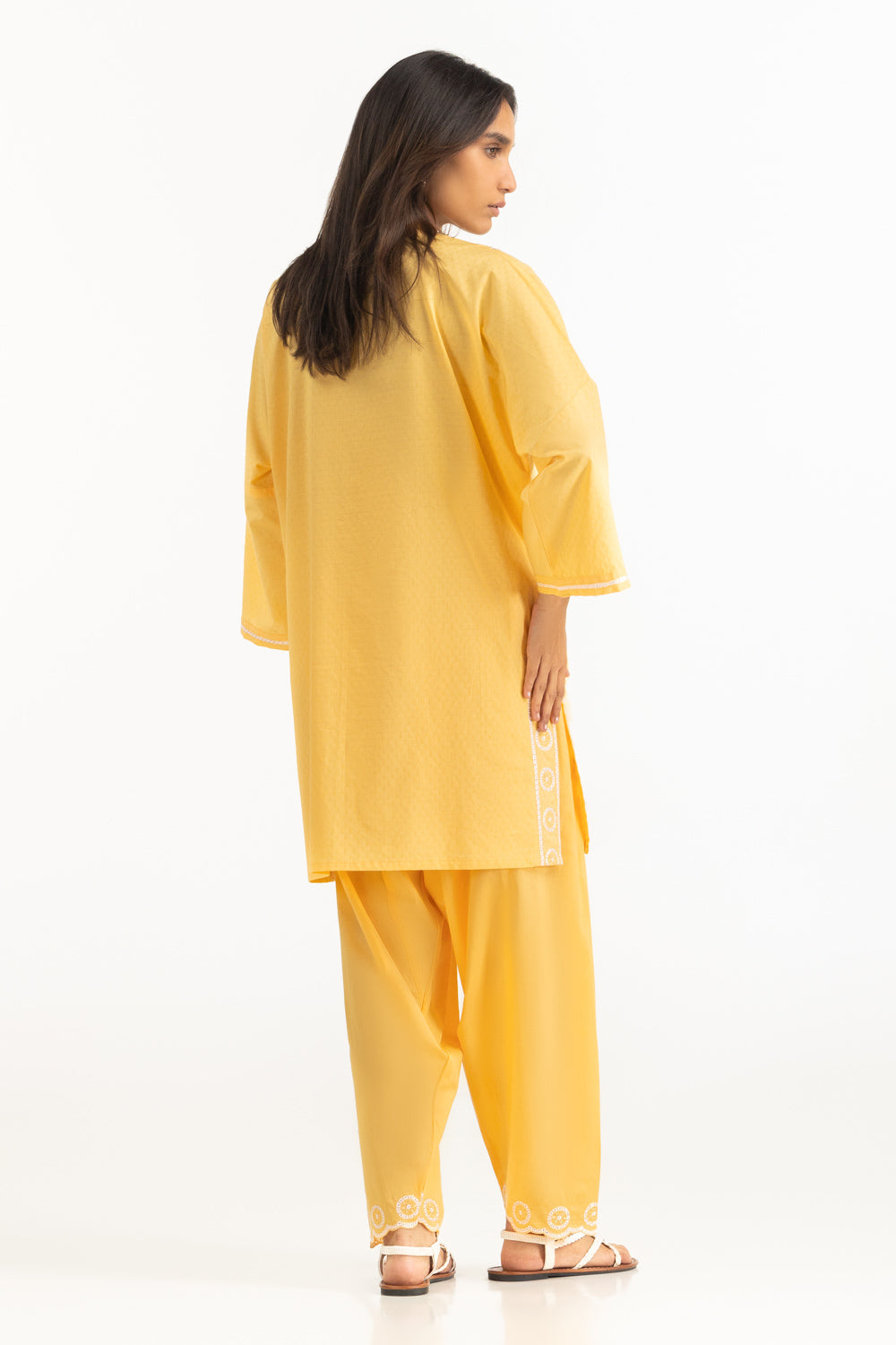 Dobby Embroidered Co-Ord Set