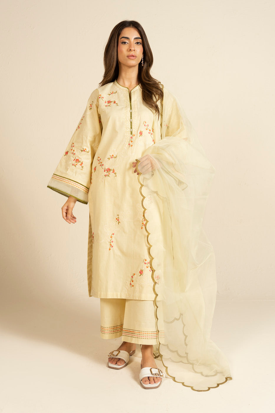 RTW | SHIRT, TROUSER & DUPATTA