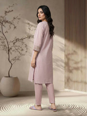 2 Piece Lawn Zari Suit- Embroidered (Pret)