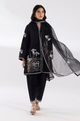 Stitched Embroidered Khaddar Suit