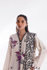 Stitched Mahay Printed Linen Suit