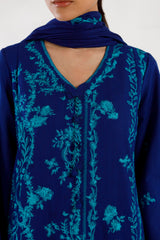 Stitched Embroidered Muzlin Suit