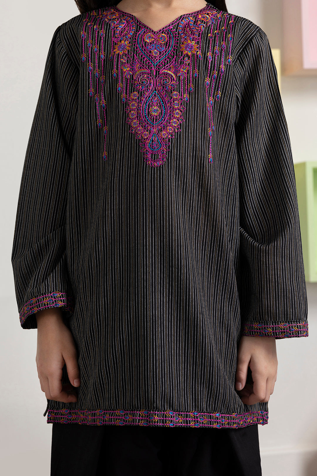 Embroidered Kurta Trouser - 2406