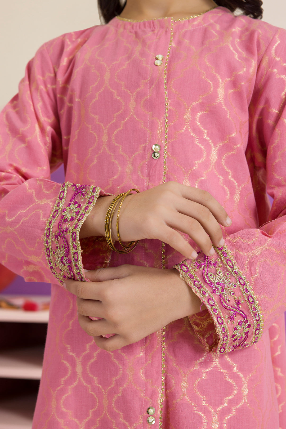 Embroidered Kurta Trouser - 2205