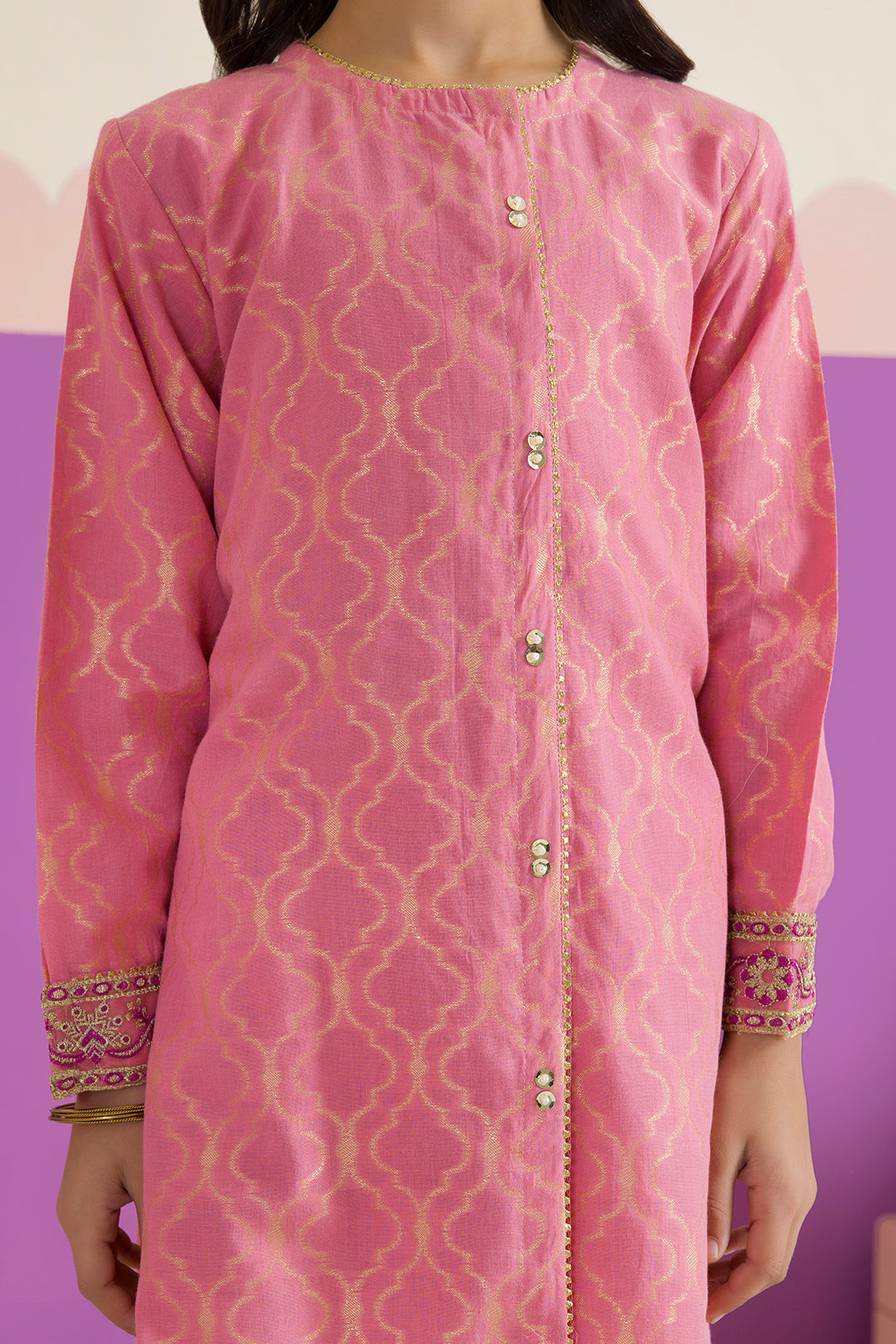 Embroidered Kurta Trouser - 2205