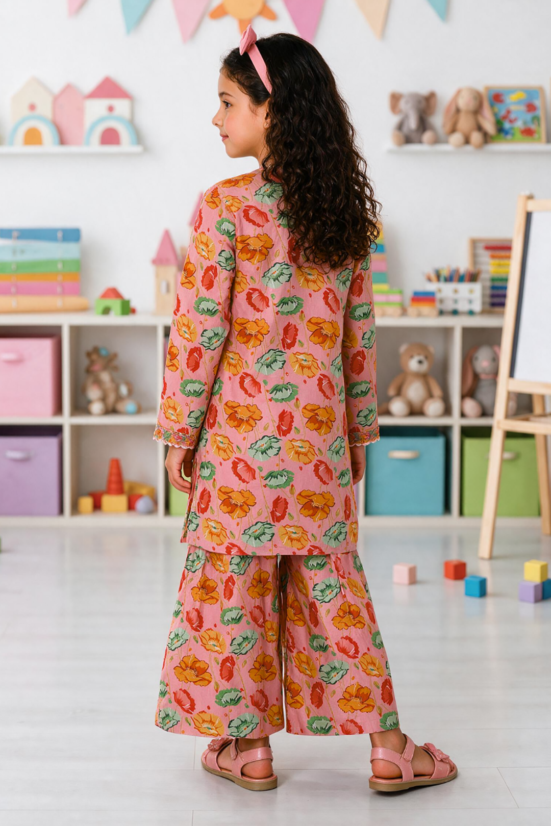 Embroidered Kurta Trouser - 2472