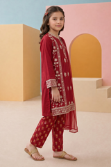 Embroidered Kurta Dupatta Trouser - 3486