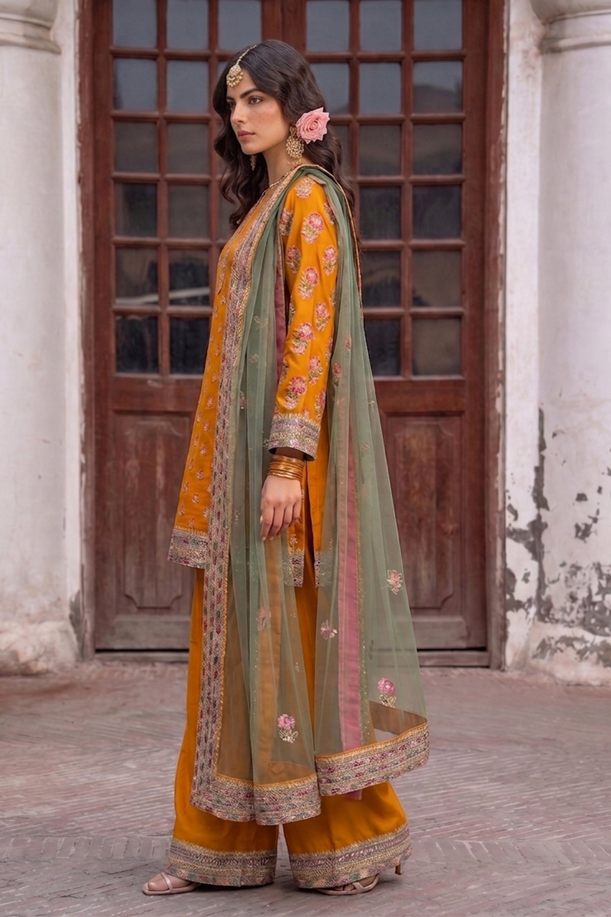3-PC Embroidered CMA-6-356
