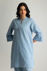Jacquard Dyed Shirt And Cambric Trouser
