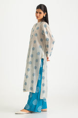Jacquard Dyed Shirt And Printed Trouser