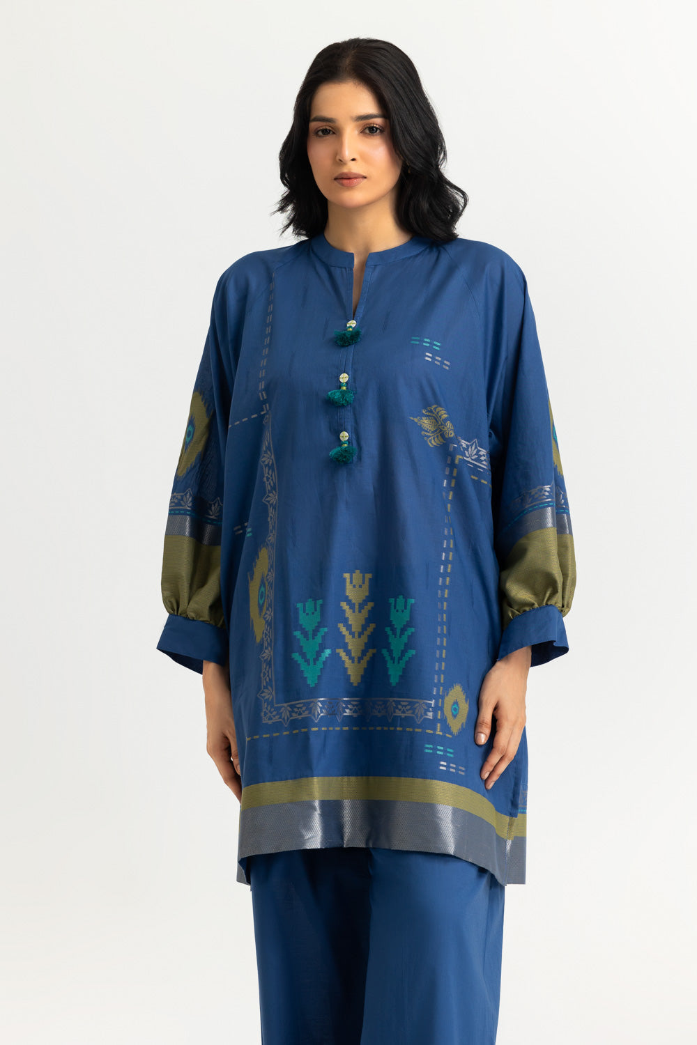 Jacquard Dyed Shirt And Trouser