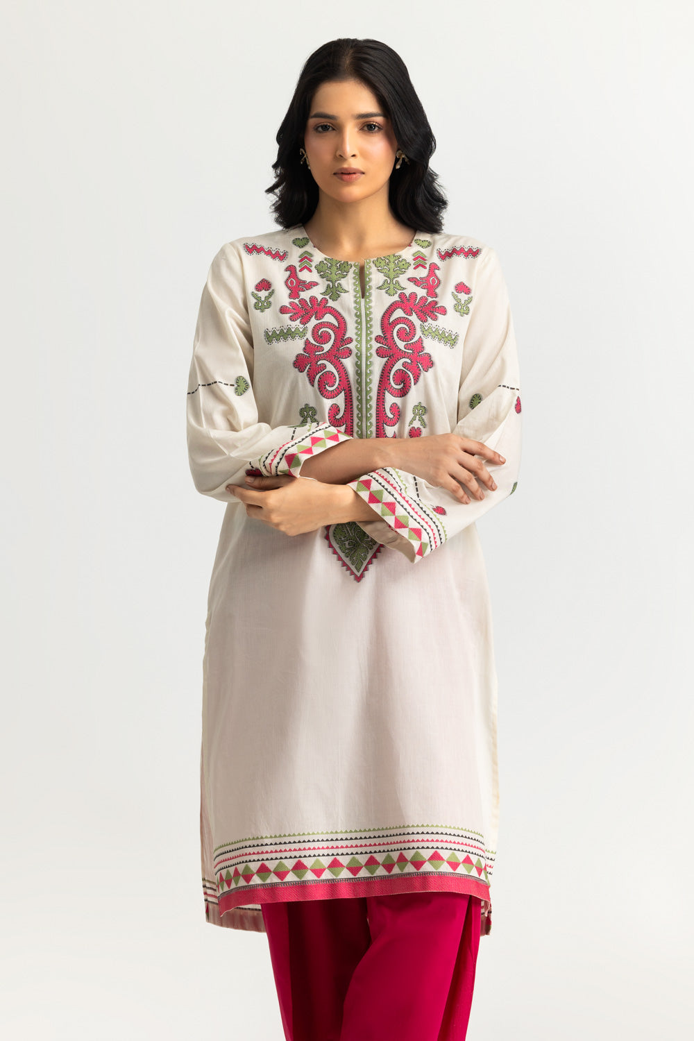 Jacquard Dyed Shirt And Trouser