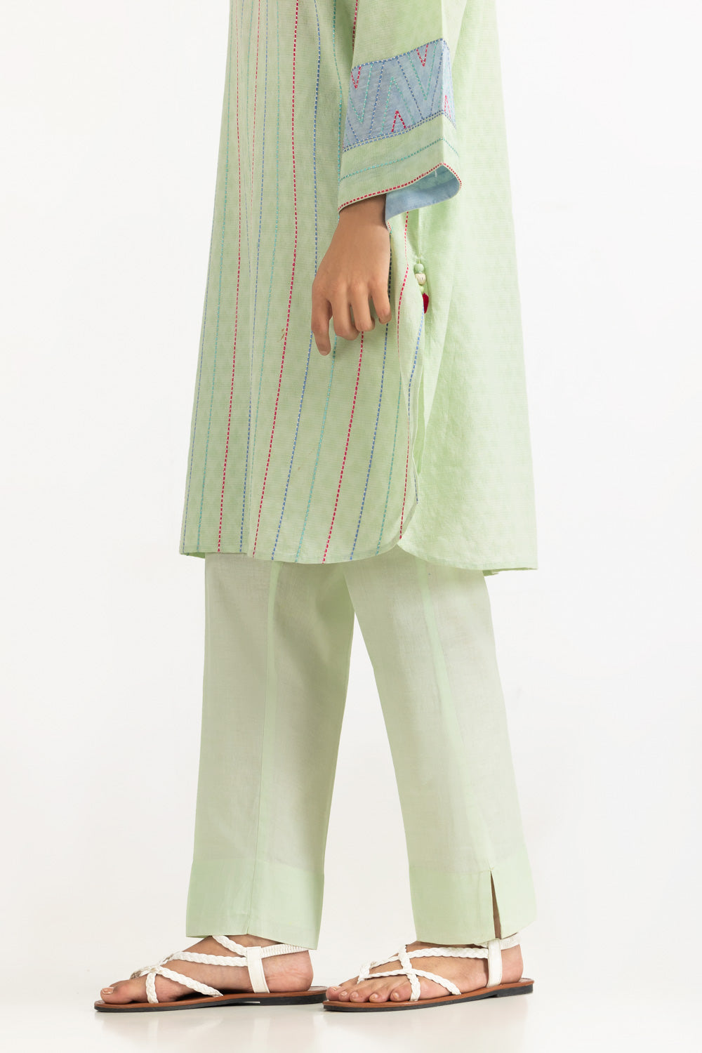 Jacquard Embroidered Co-Ord Set