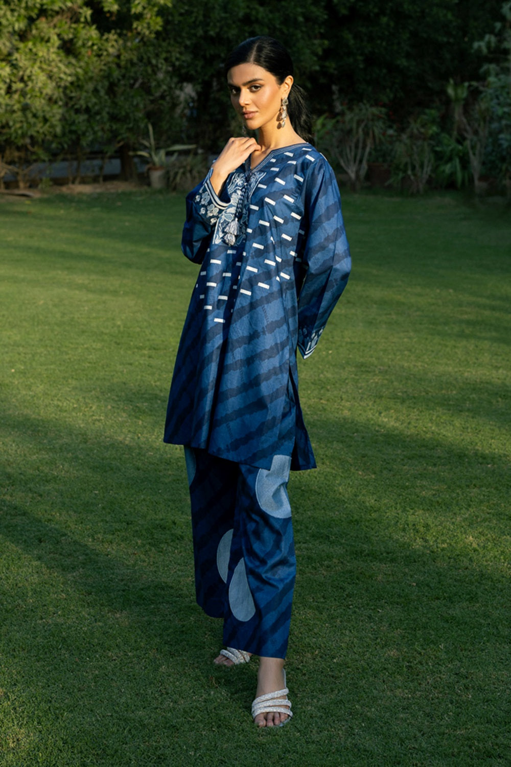 Jacquard Printed Co-Ord Set