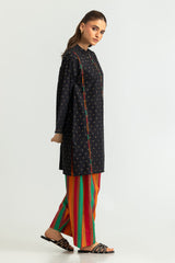 Jacquard Shirt And Printed Trouser