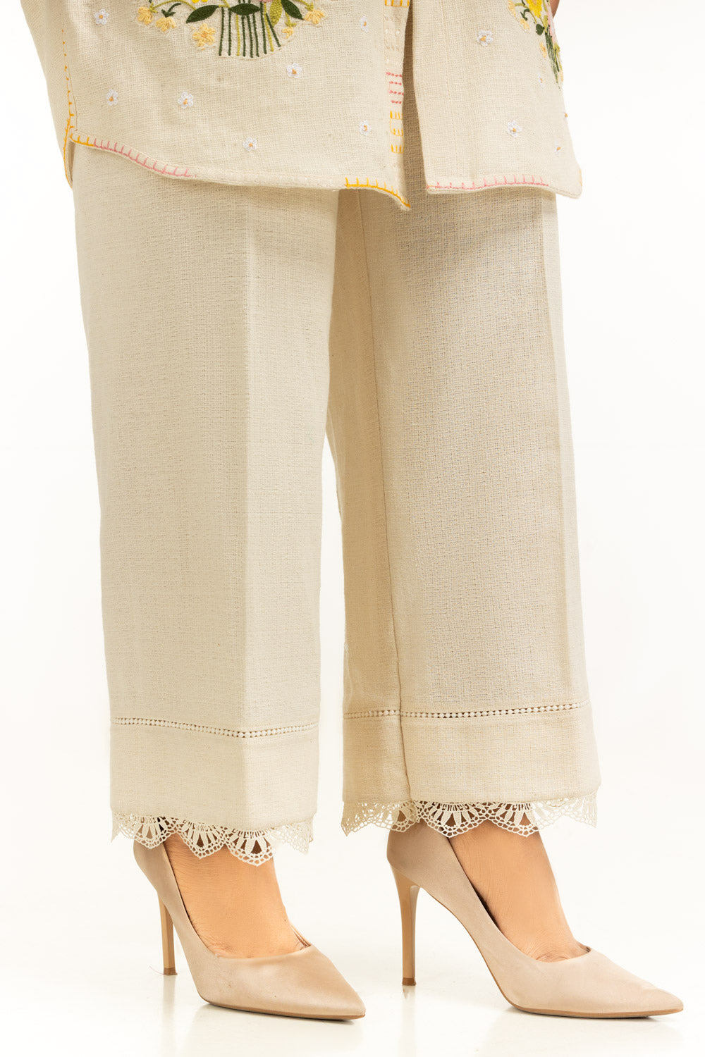Jute Embroidered Co-Ord Set